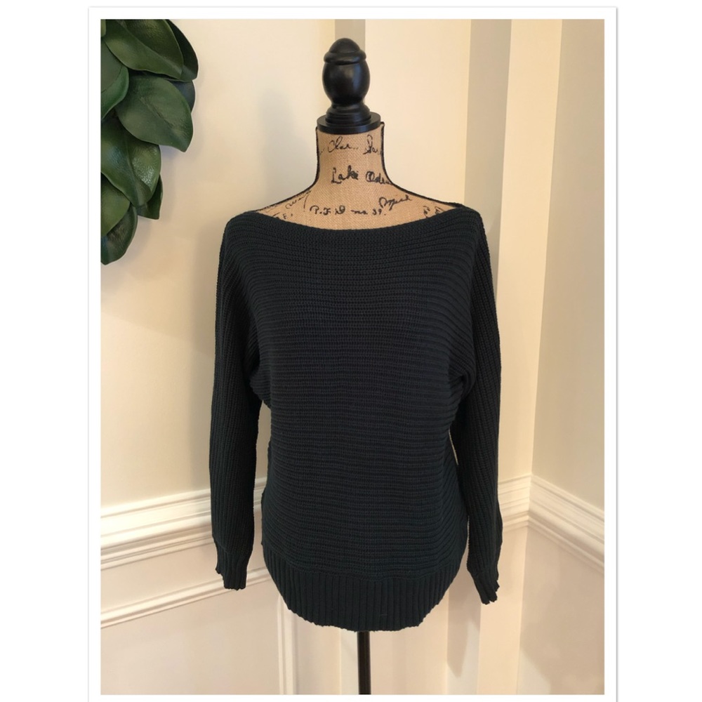 Forever 21 Chunky Boat Neck Sweater
